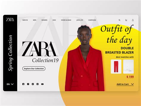 zara website.